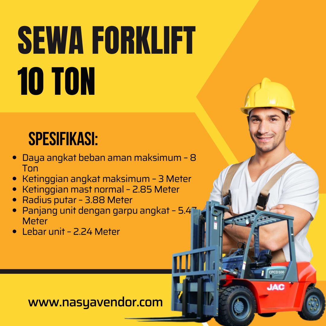 SEWA FORKLIFT 10 TON