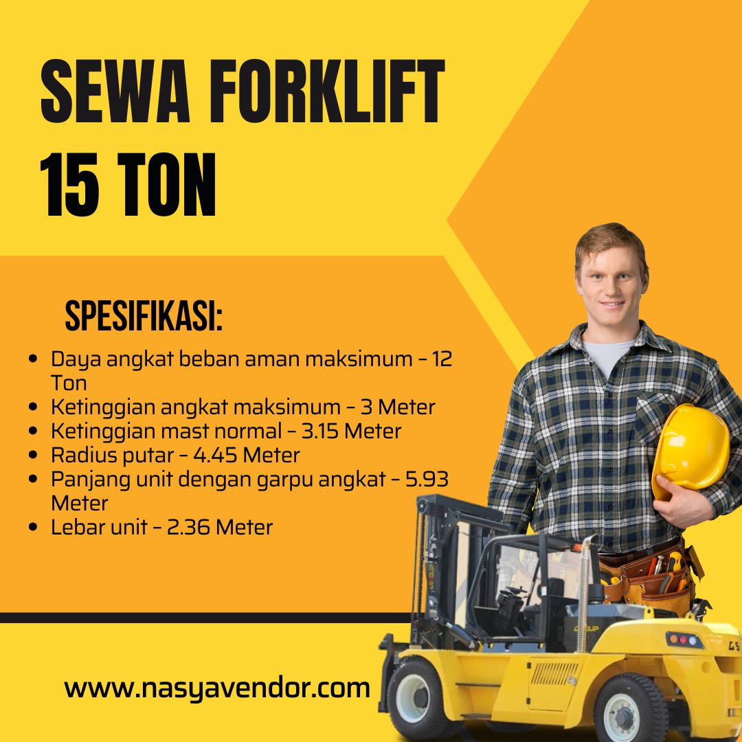 SEWA FORKLIFT 15 TON