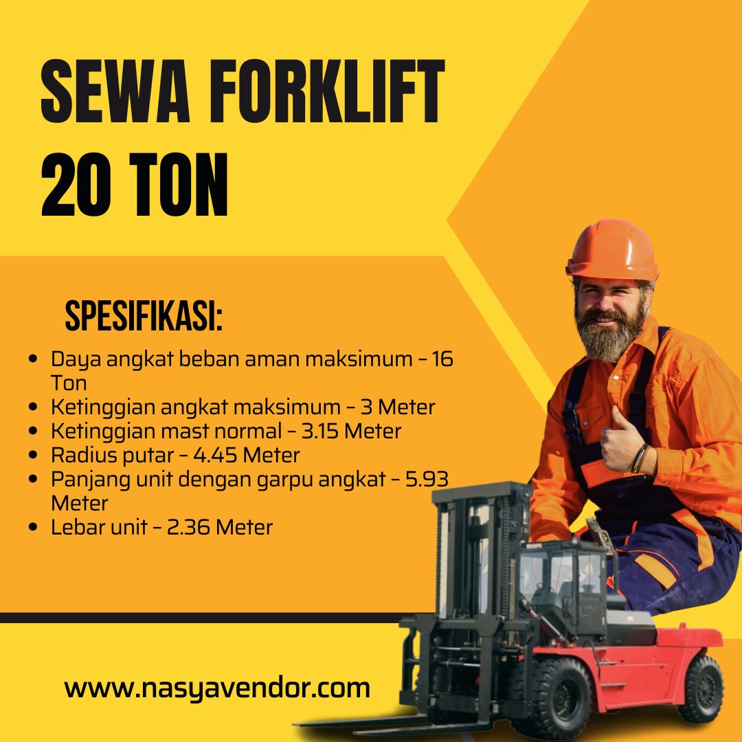 SEWA FORKLIFT 20 TON