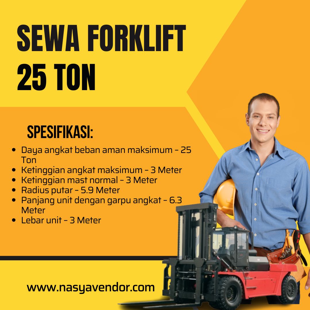 SEWA FORKLIFT 25 TON