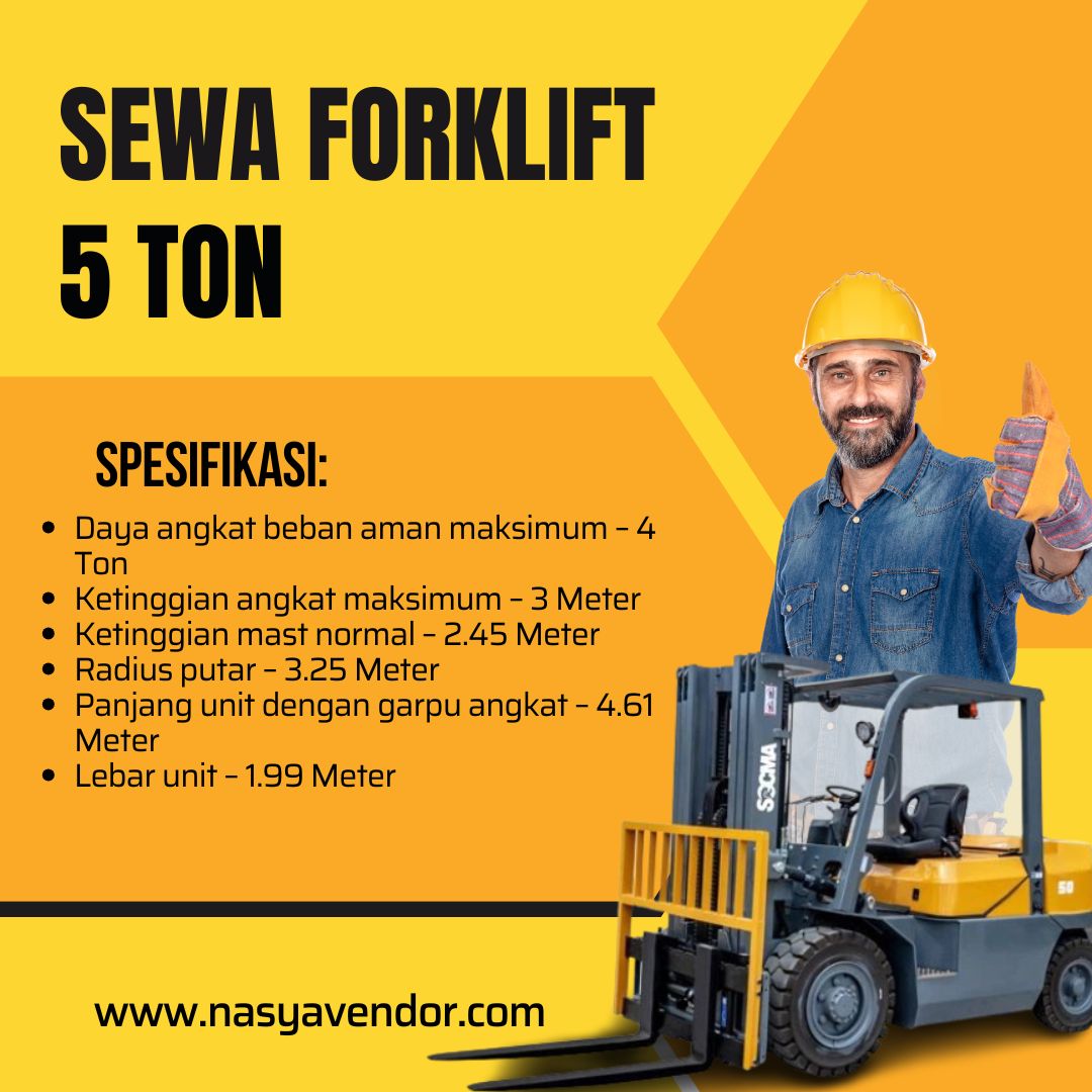 SEWA FORKLIFT 5 TON
